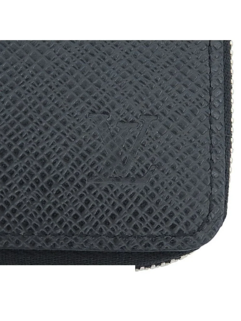 Louis Vuitton Black Taiga Zippy Coin Purse